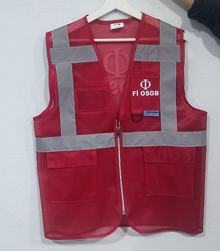 kırmızı mühendis ikaz yeleği